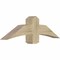 Ekena Millwork Bellingham Rough Sawn Timber Gable Bracket, Douglas Fir, 48"W x 14"H x 6"D x 6"F, 7/12 Pitch GBW048X14X0606BEL00RDF - alternate 4